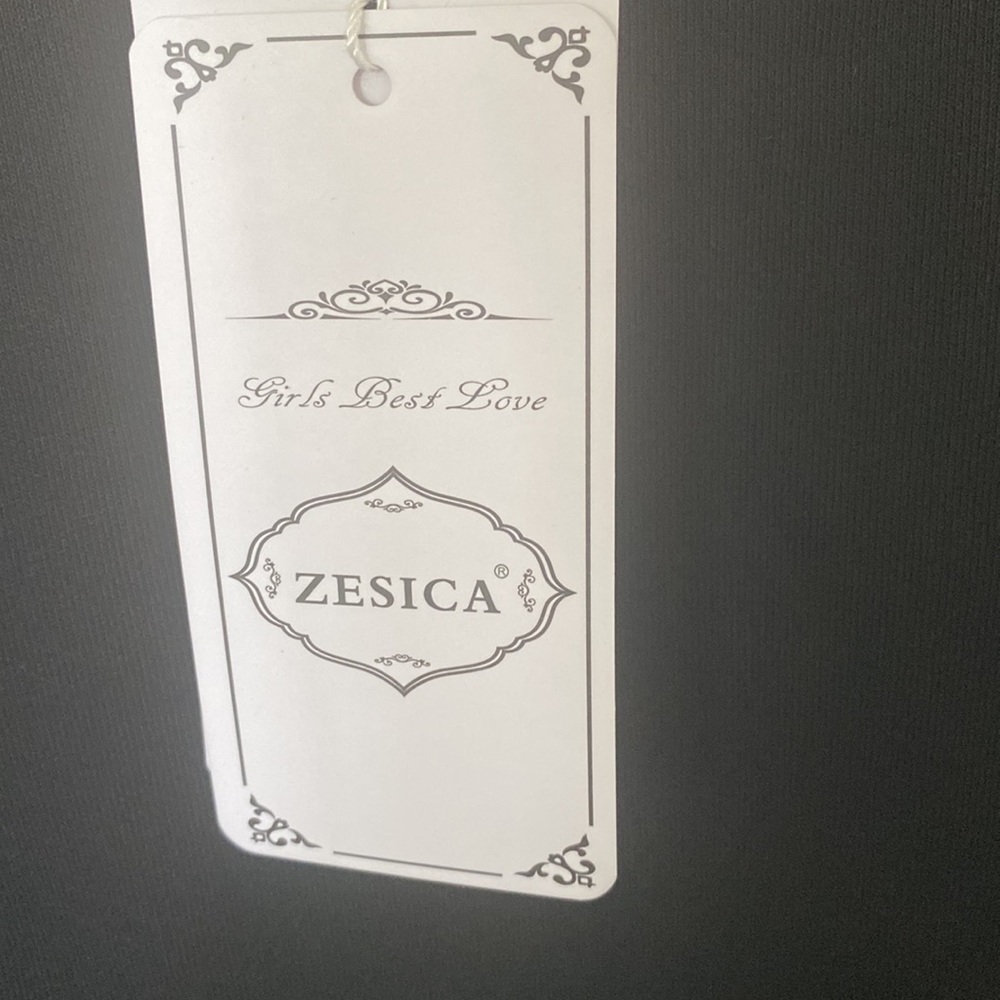 “Zenica” black mock neck cropped top; size small; NWT - Picture 11 of 12